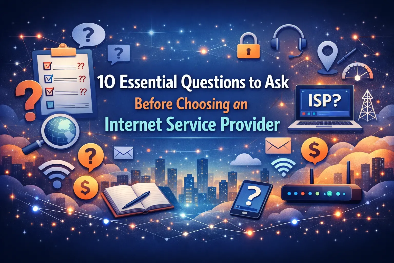 10 Essential Questions to Ask Before Choosing an Internet Service Provider